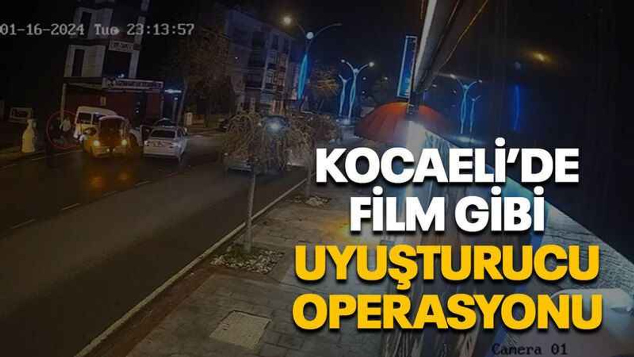 Film gibi uyuşturucu operasyonu